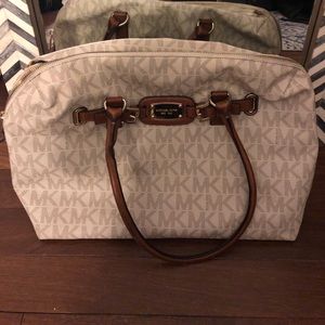 Michael Korea’s duffle bag